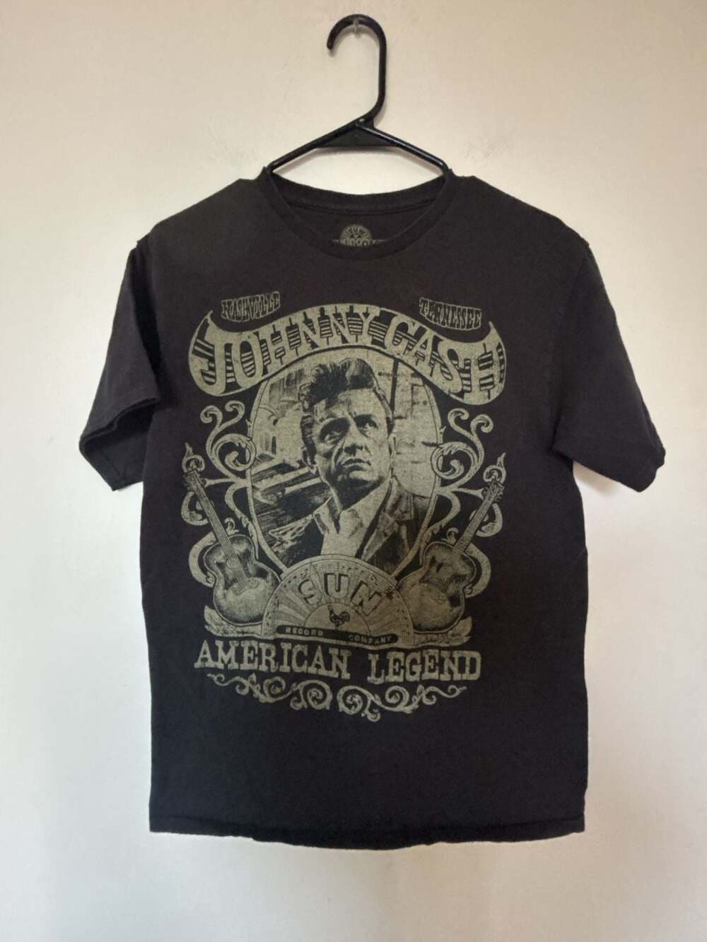 Johnny Cash American Legend Sun Record Company Graphic T-Shirt